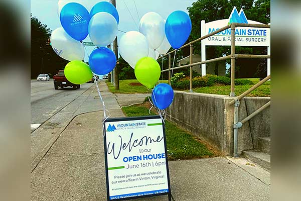 Open house at the new Mountain State Oral and Facial Surgery location in Vinton, Virginia